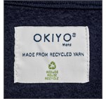 Mens Okiyo Kaizen Recycled Hooded Sweater Navy